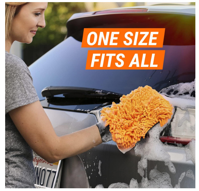 Armor All Microfiber Car Wash Mitt and Pad Set