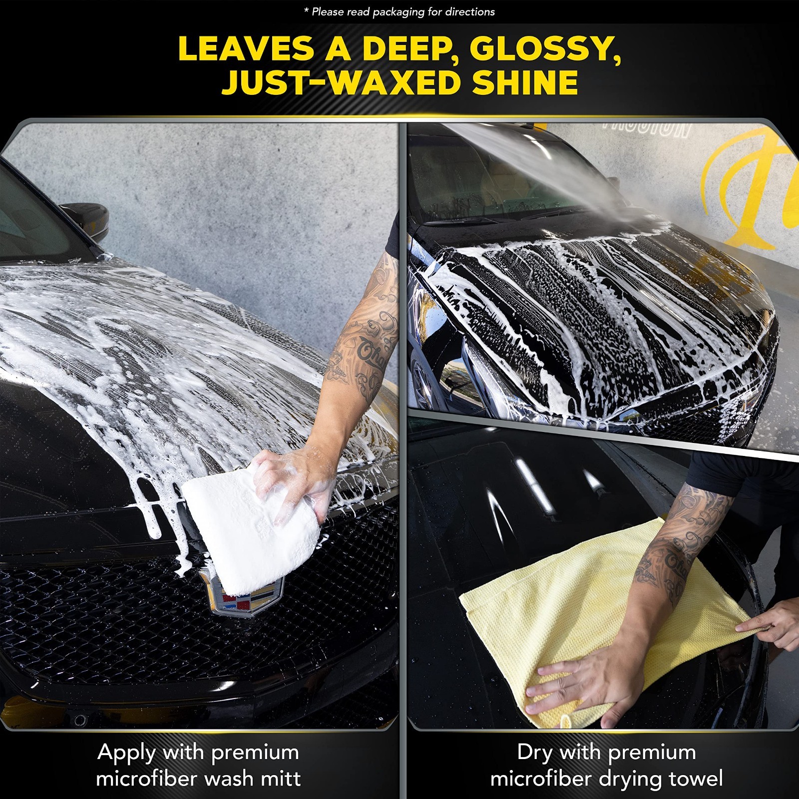 Ultimate Wash and Wax Car Soap – Cleans & Shines, pH Balanced Paint Cleaner, 1 G