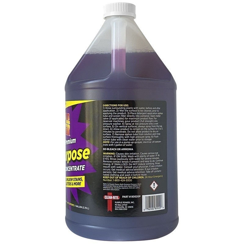 Heavy-Duty Multi-Purpose Pressure Wash Concentrate Professional Strength Cleaner