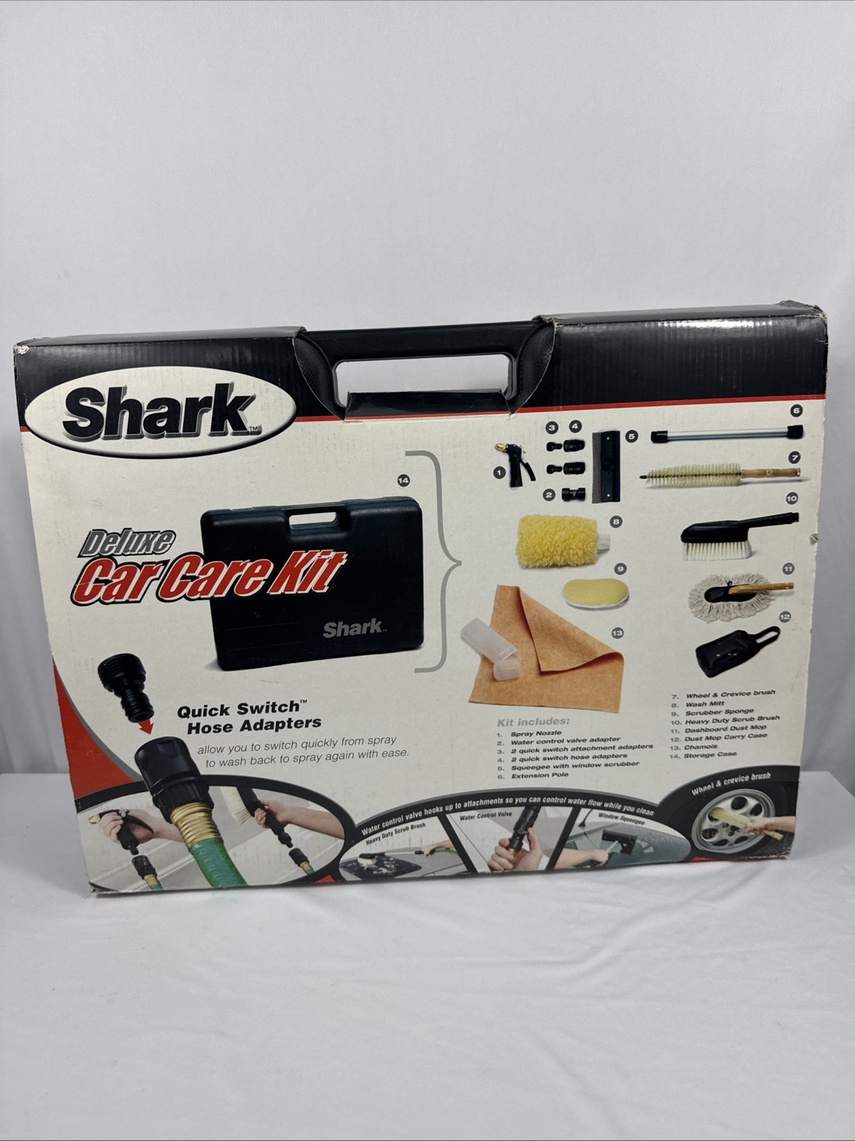Shark Deluxe Car Care Kit Model CCK102 NEW