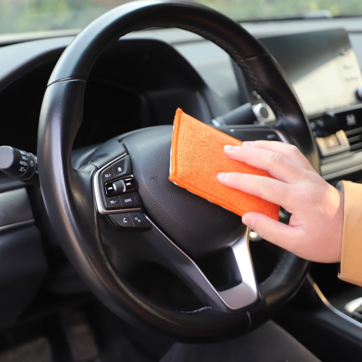 SPTA Car Interior Scrubbing Sponge, 8Pcs 8pcs Sponge