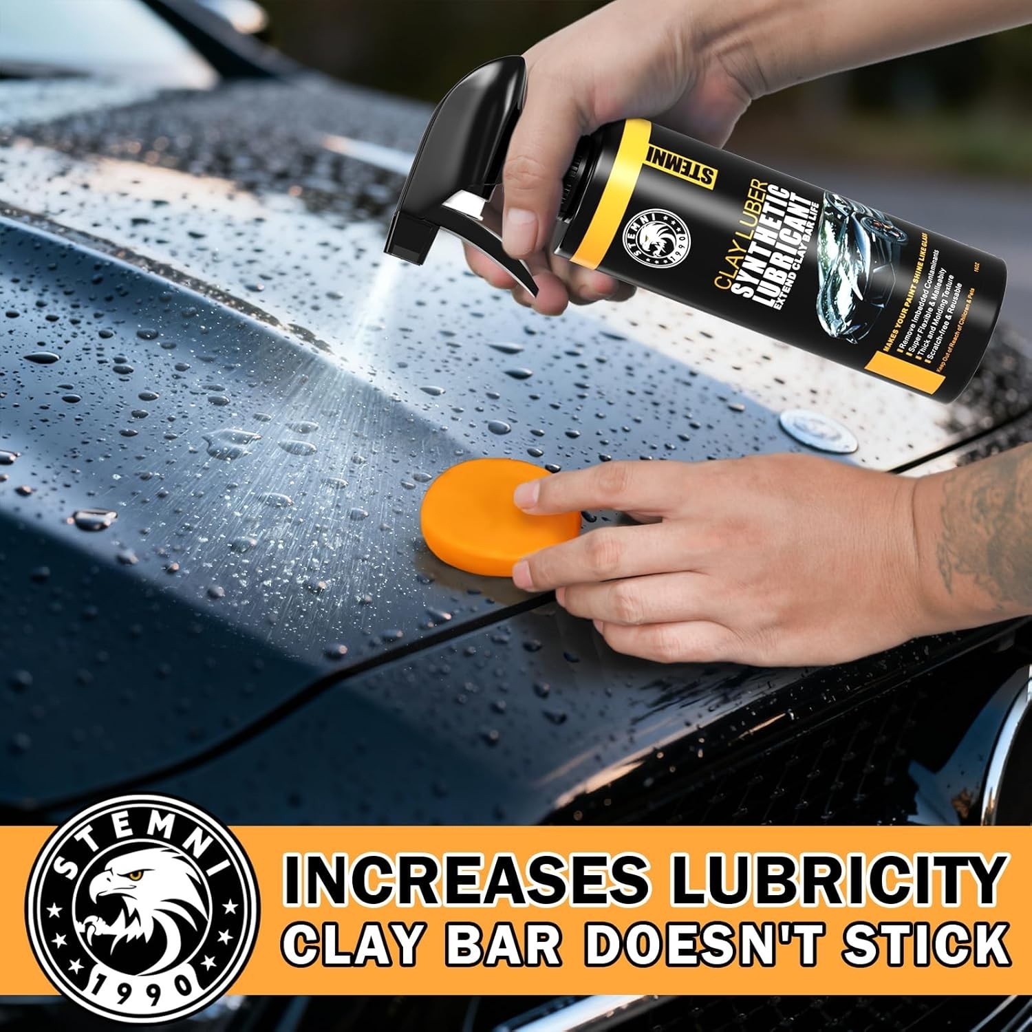 10 Pack Car , Grade Clay Bars Auto Detailing, Clay Luber Synthetic Lubricant…