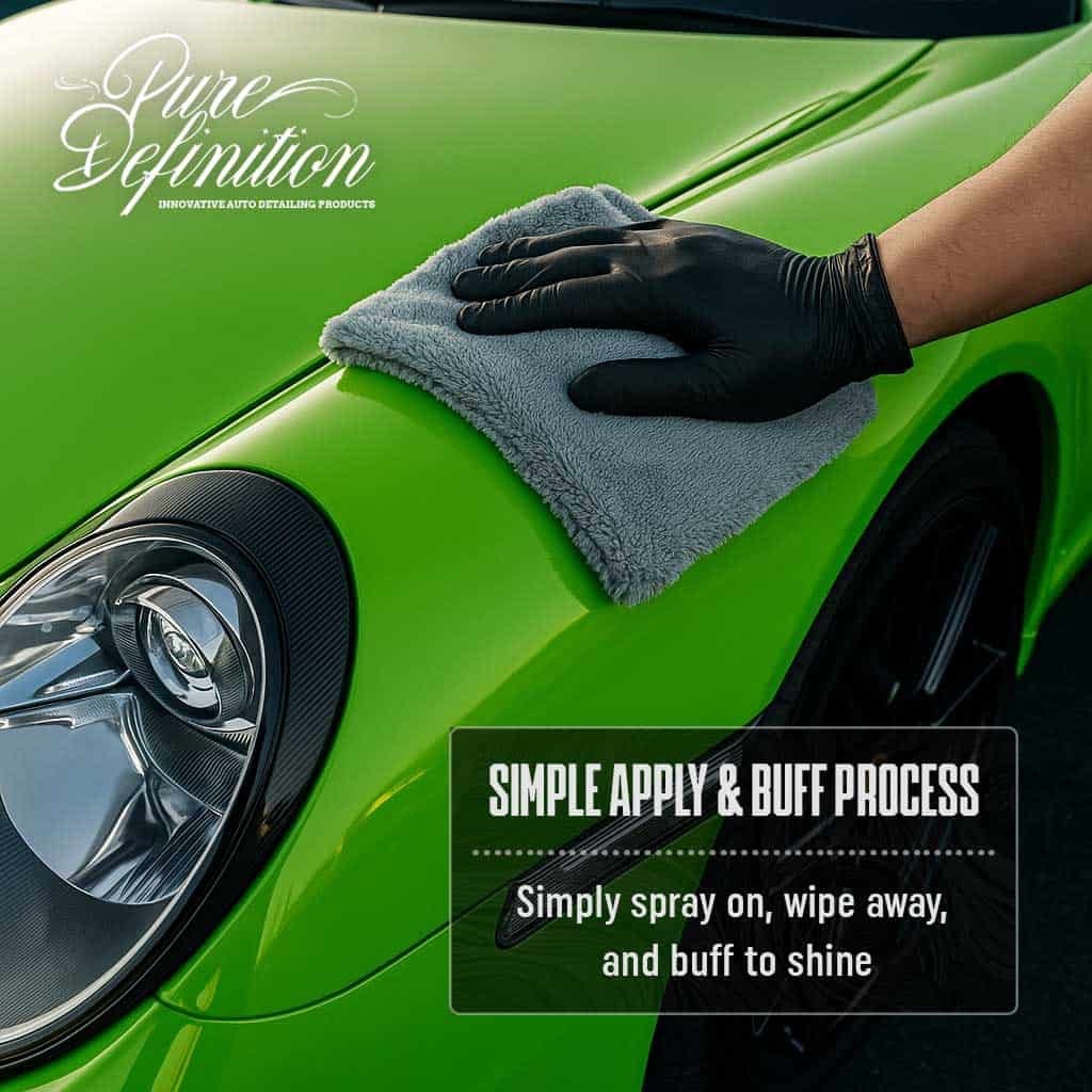 Ceramic Detailer Gloss Spray – SiO2 Wax Sealant For Paint, Glass & Trim Coating