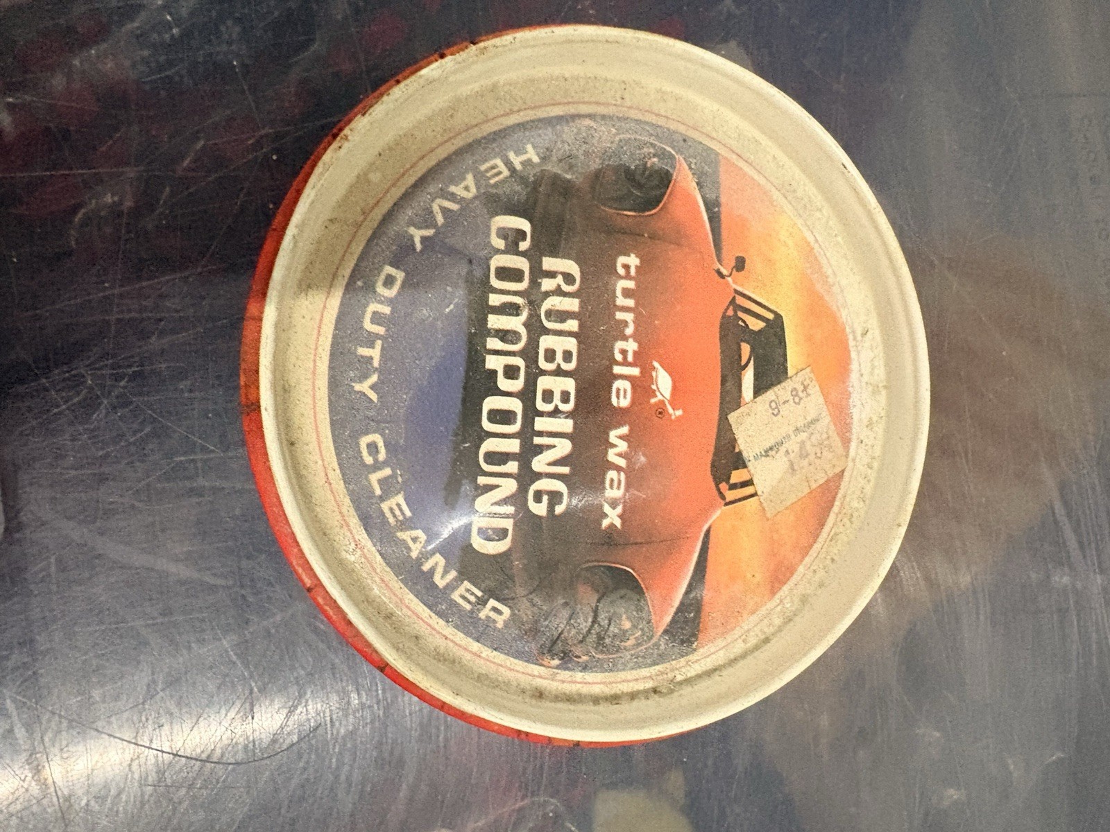 TURTLE WAX Heavy Duty Rubbing Compound Cleaner 1979 Original Can T230