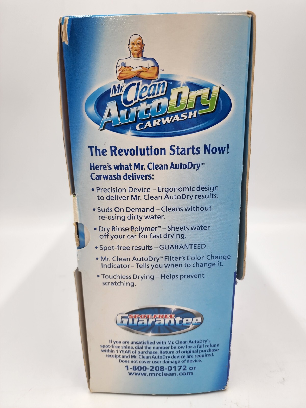 New Mr. Clean Auto Dry Carwash Device Soap & Starter Filter Car Wash System