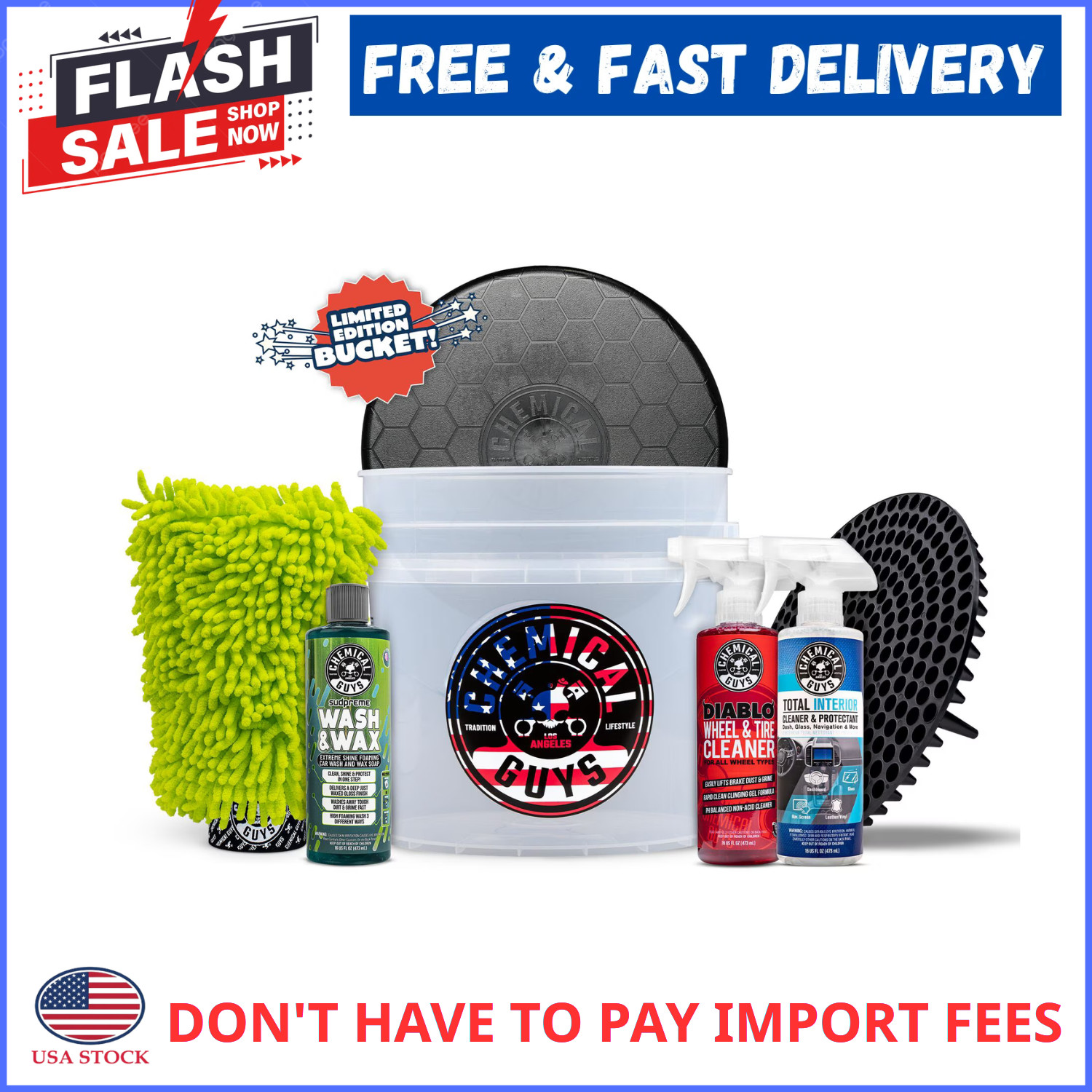 Chemical Guys Professional Wash & Shine Car Cleaning Kit