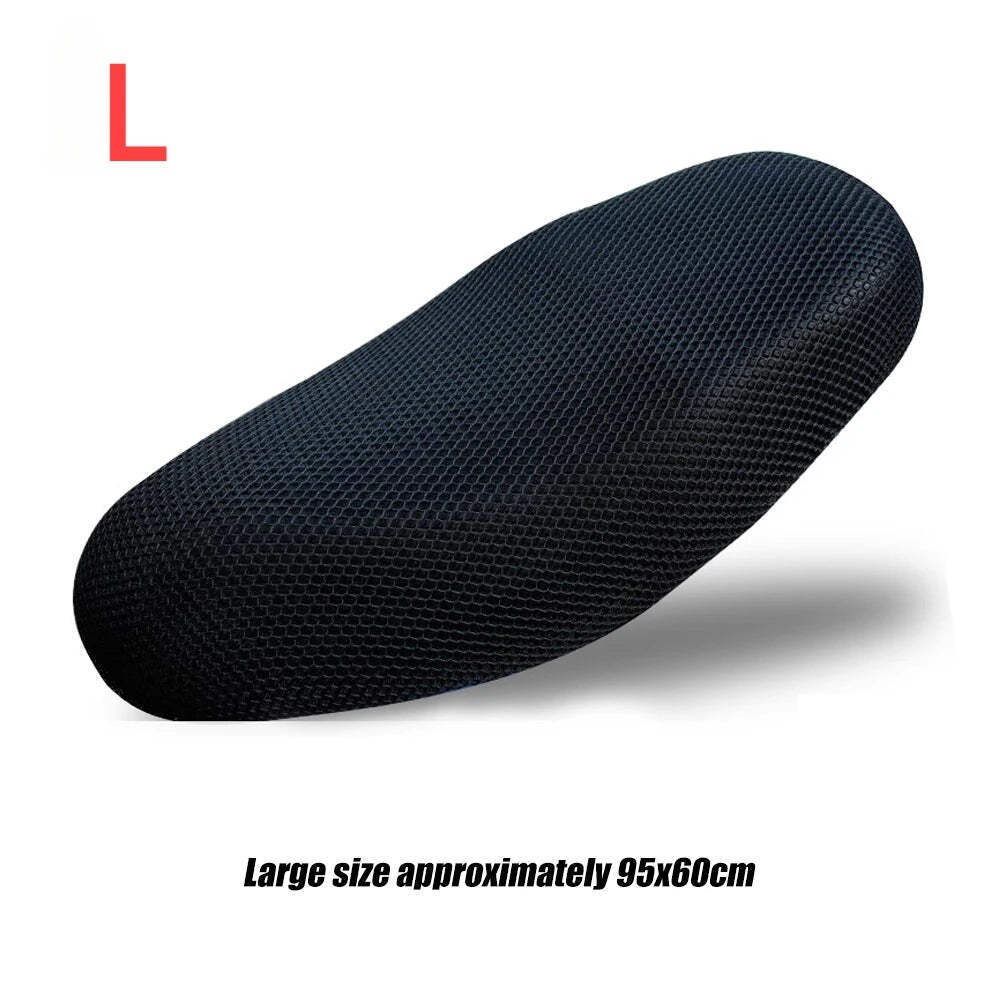 1Pcs Motorcycle Seat Cover Anti-Slip 3D Mesh Fabric Breathable Waterproof