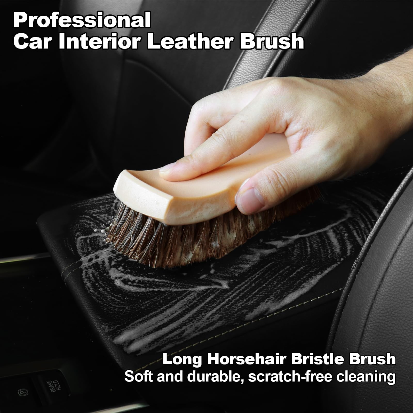 10PCS Car Detailing Kit – Interior Cleaner, Horse Hair Brush, Microfiber Cloths