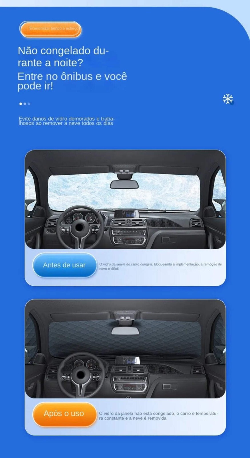 Sunshade Cover Car Windshield Snow Sun Shade Waterproof Protector Automobile