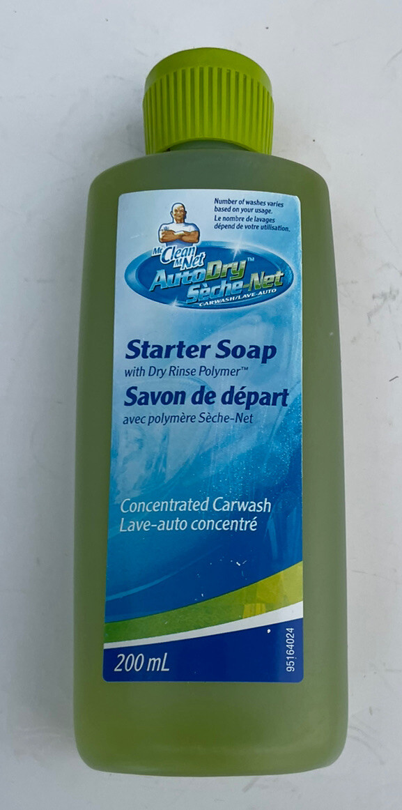 Mr Clean AutoDry Car Wash Starter Soap Refill Replacement 6.7 oz / 200 ml New