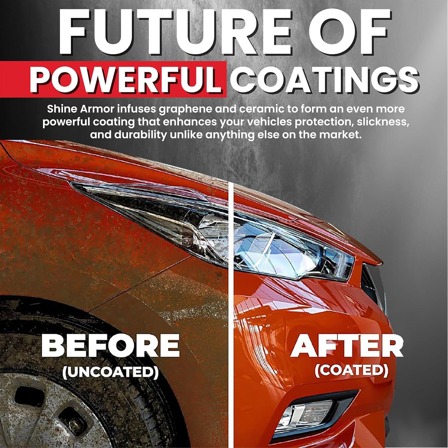 Shine Armor Graphene Ceramic Coating Spray Highly Concentrated Paint Protection