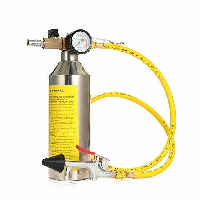 Vehicle Air Conditioning Pipe Cleaner Bottle A/C Flush Maintenance Cleaning Tool