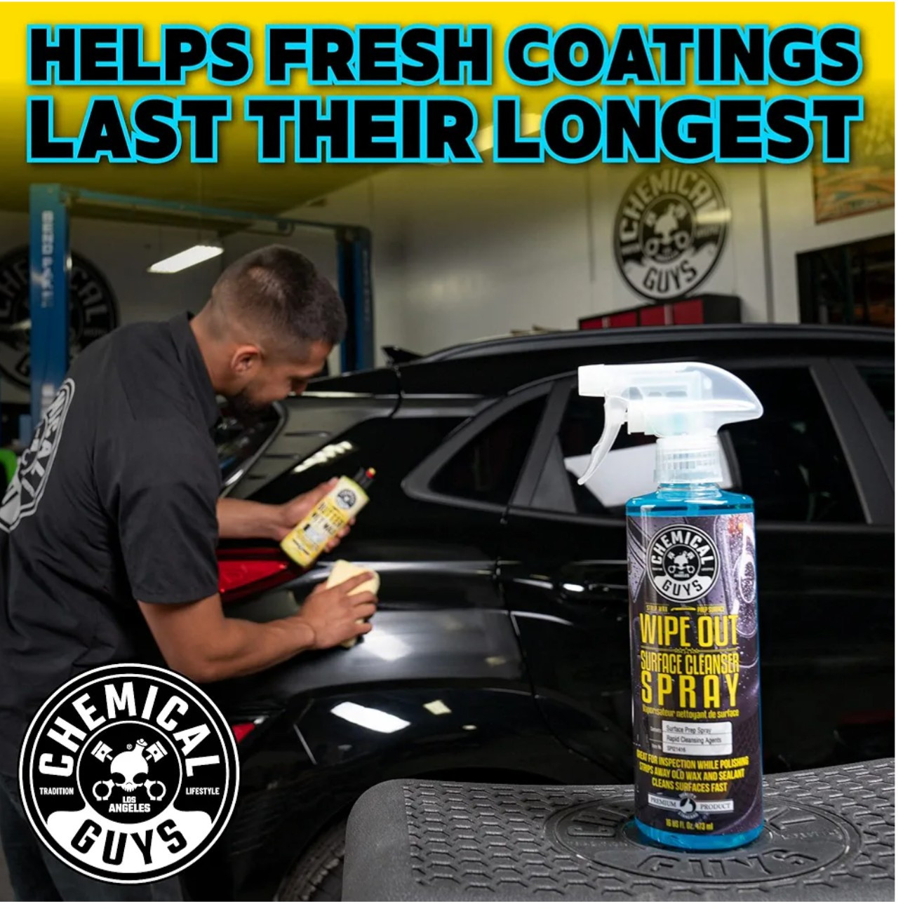 BEST VALUE BULK DEAL! 38 Chemical Guys Wipe Out Surface Cleanser (16 oz) Bottles