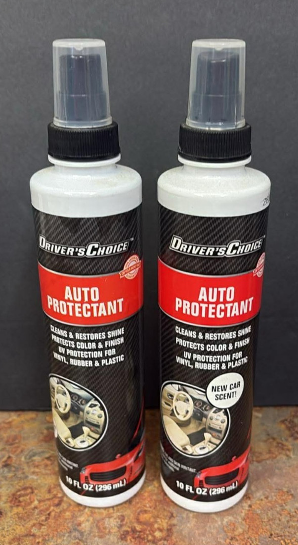 Drivers Choice 2 Pack Auto Protectant Spray Shine Clean Free Shipping O15