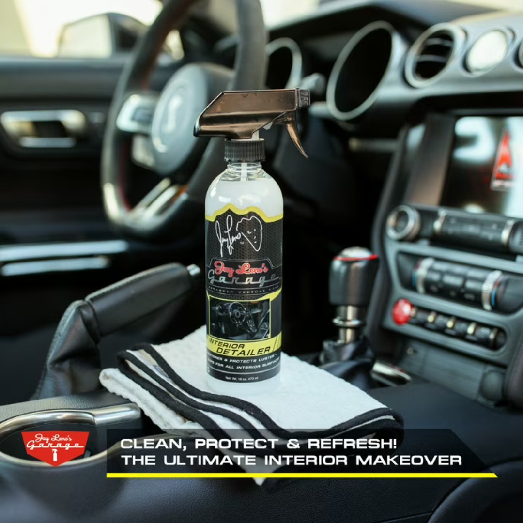 Jay Leno’s Garage Complete Detailing Bucket Car Wash Kit – 8-Piece Car Care Set