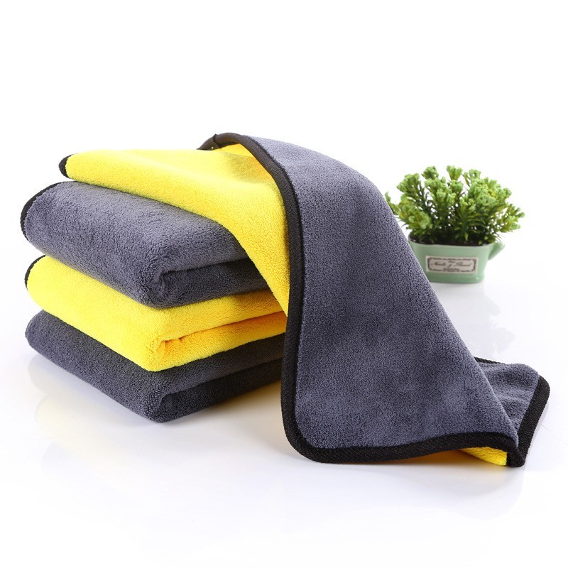 800GSM Premium Microfiber Car Drying Towel Scratch-Free Absorbent 30x60cm