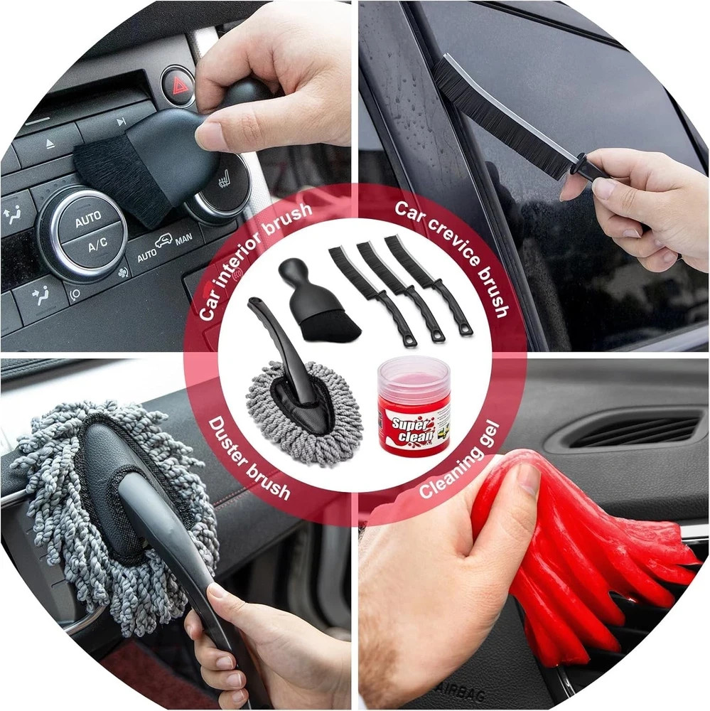 47-Piece Car Wash & Detailing Kit with Vacuum, Brushes & Towels