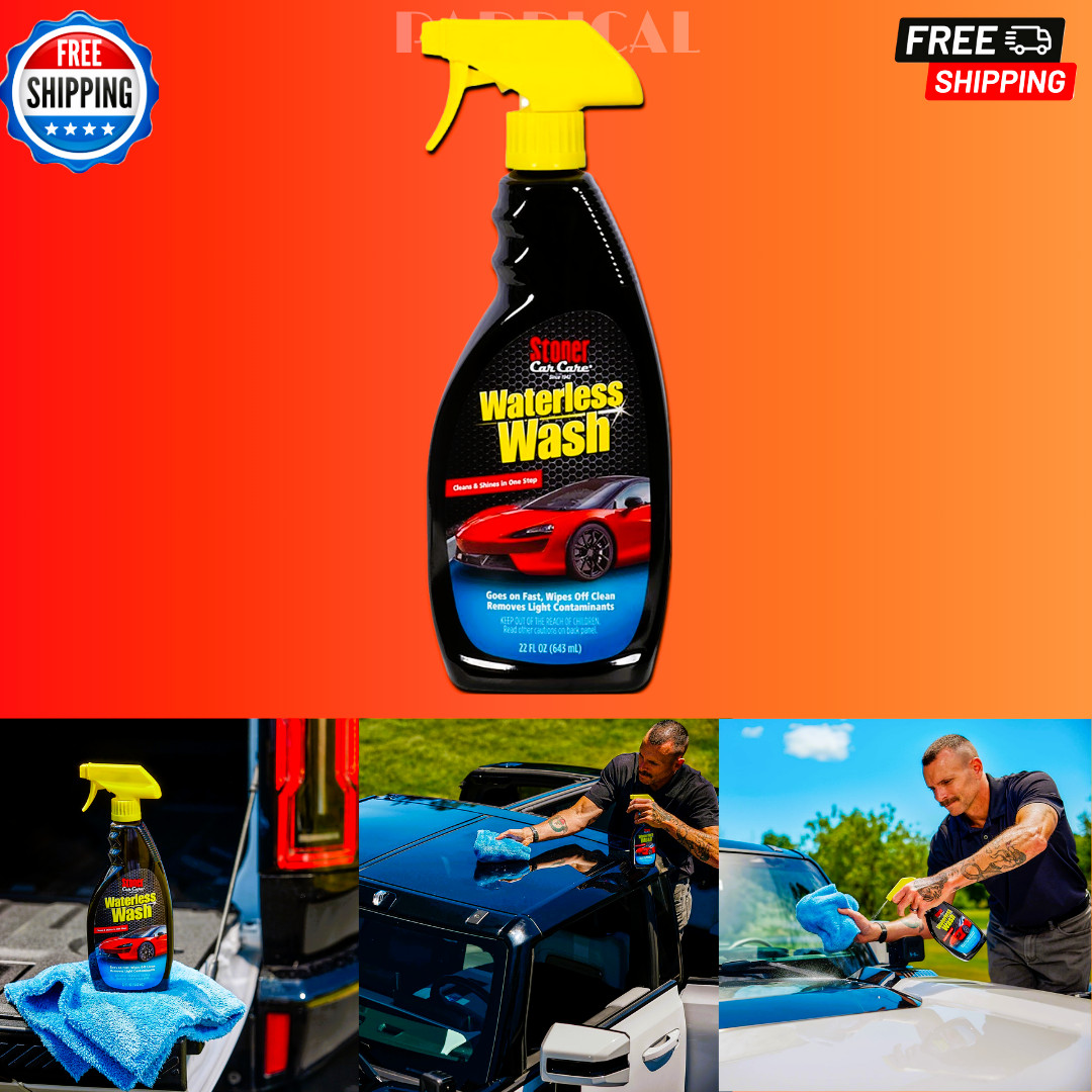 Stoner Car Care 92604 Waterless Wash Ready to Use Spray Easily Cleans, 22 Fl Oz