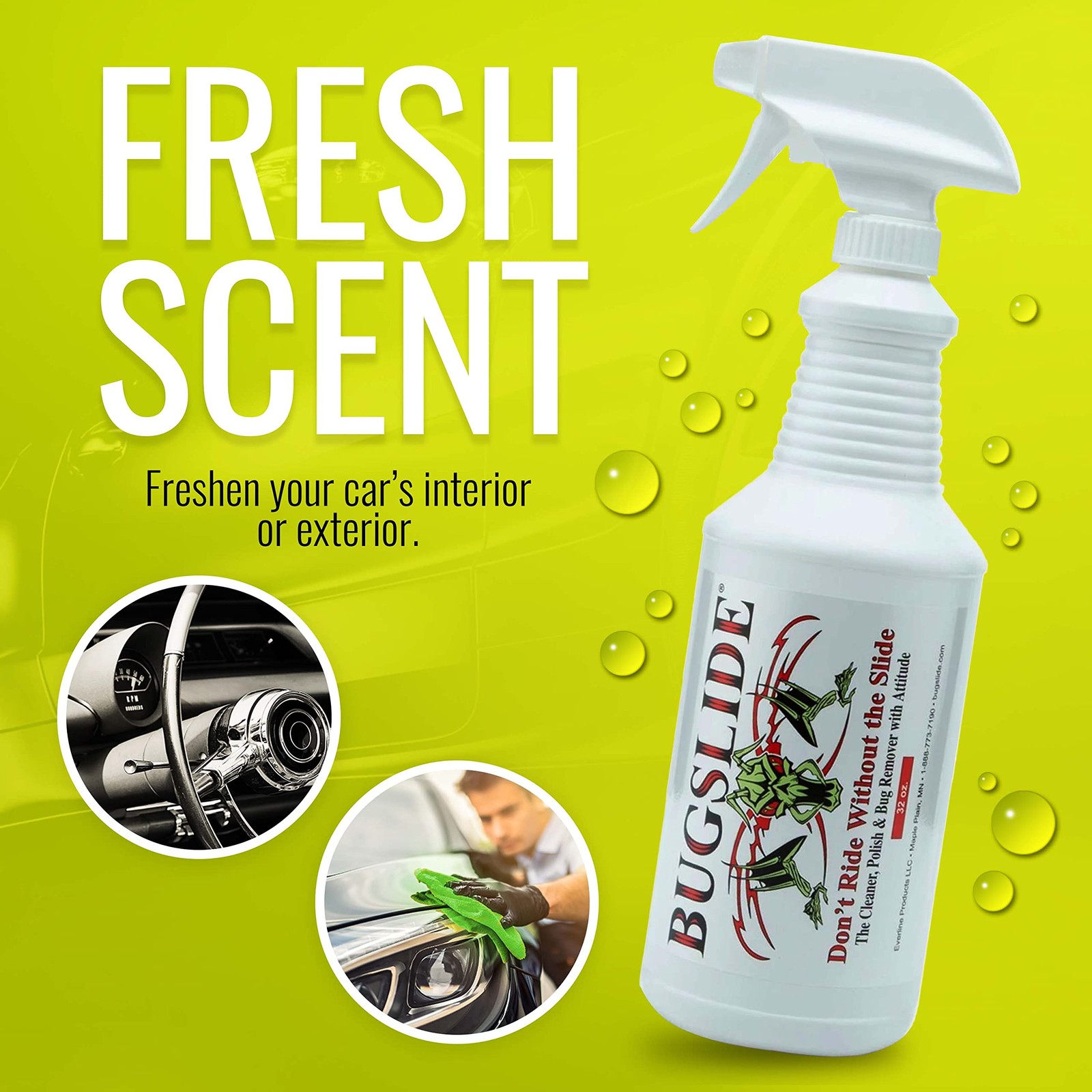 32 Oz Car Detailing Kit With Microfiber Towel “ Exterior Or Interior Car Cleaner
