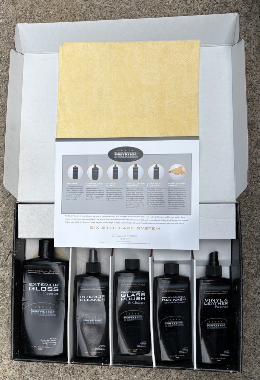 SUPER POLYSTEEL Professional Series Vehicle Maintenance and Care Products