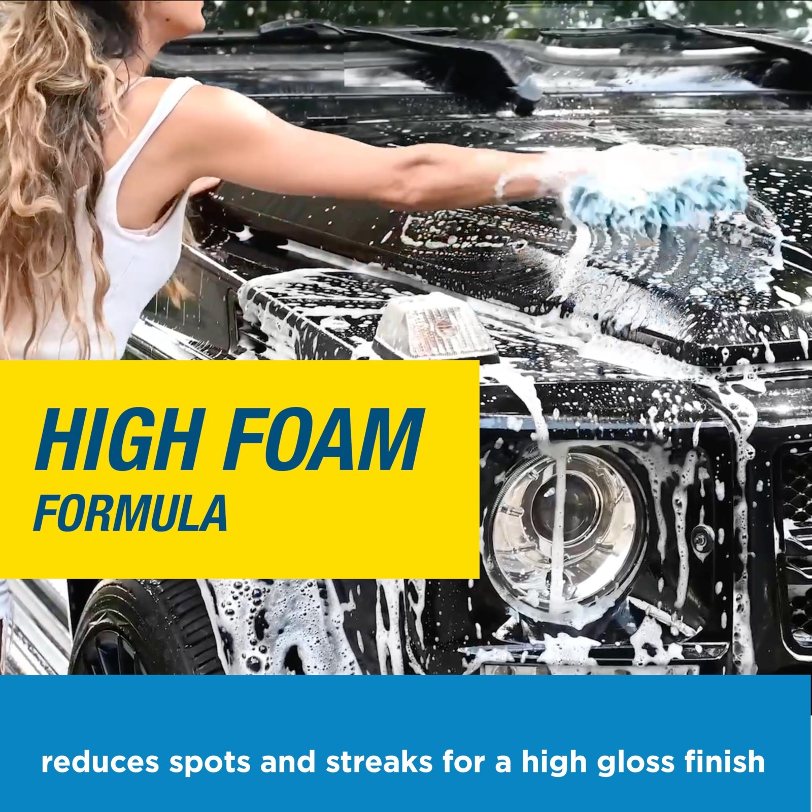 High-Foaming Car Wash – 100 fl oz, Concentrated Formula for Deep Cleaning, Pack