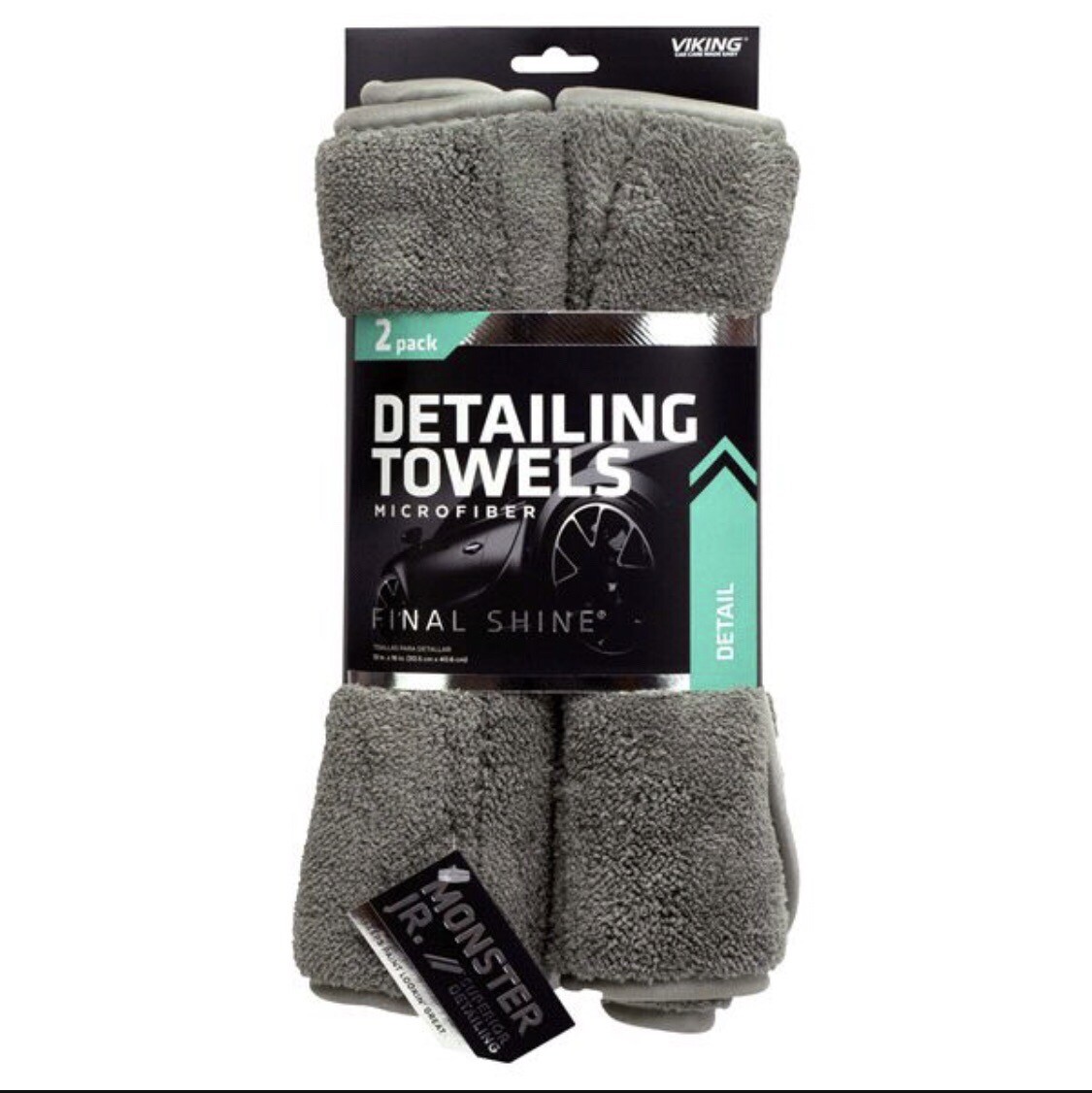 Viking Microfiber Detail Towel 2 Packs Size 16 x 12 Inch