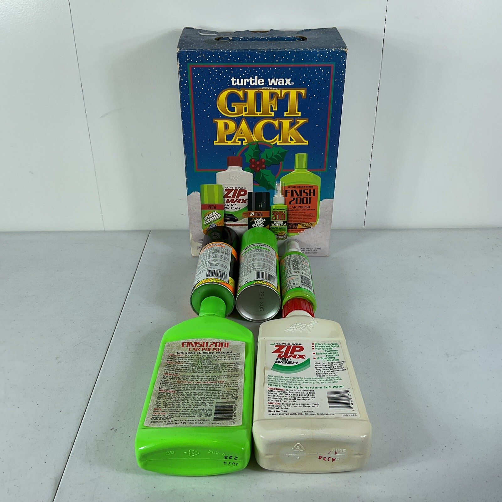 Vintage 2001 New Open Box All Products Included Finish Rare Turtle Wax Gift Pack