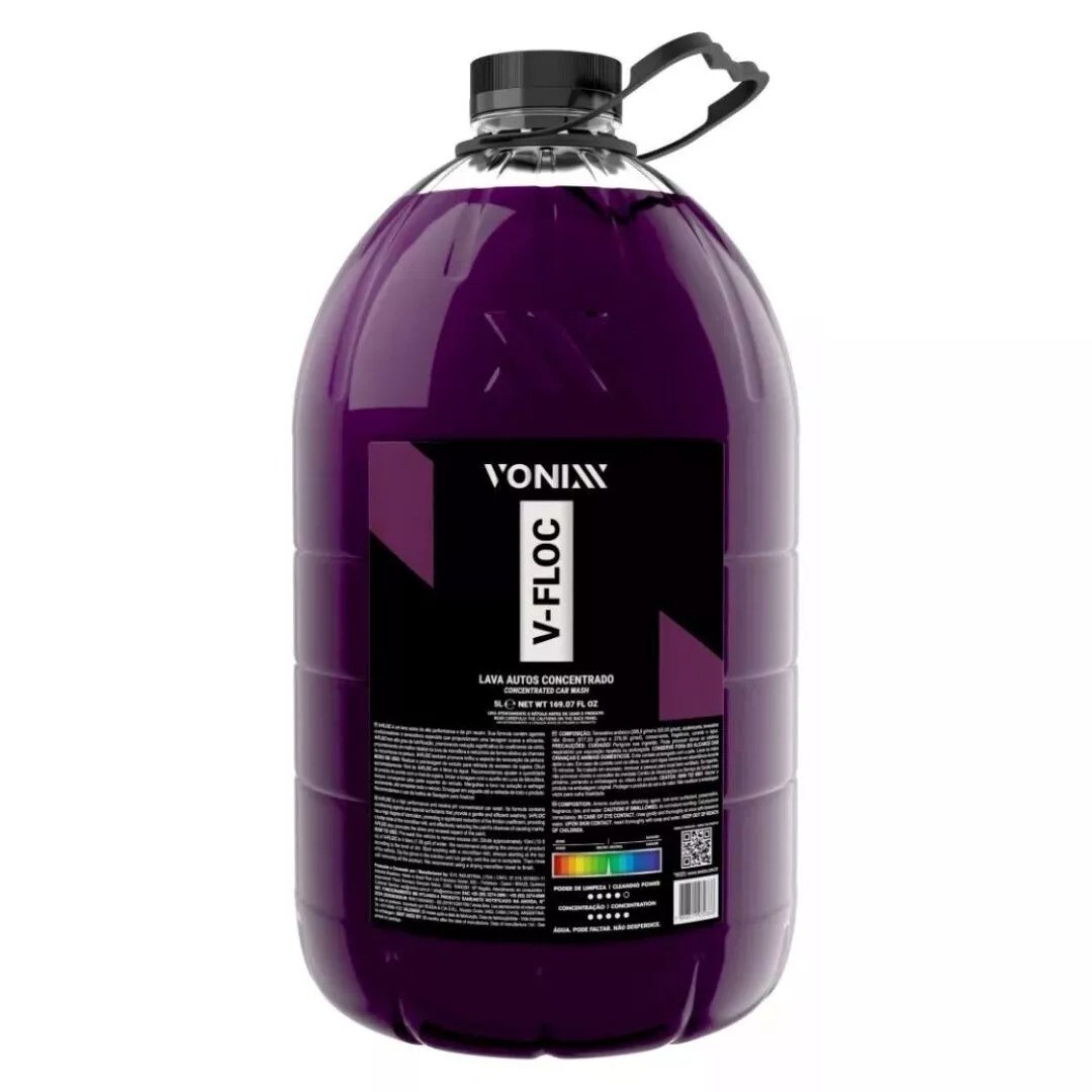Vonixx V-Floc Concentrated Automotive Car Cleaning Vehicle Wash 5L