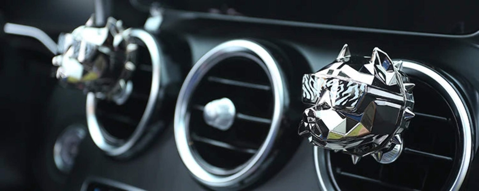 NO PERFUME Bulldog Air Freshener Car Decoration Auto Geur Clip Waterproof Mat