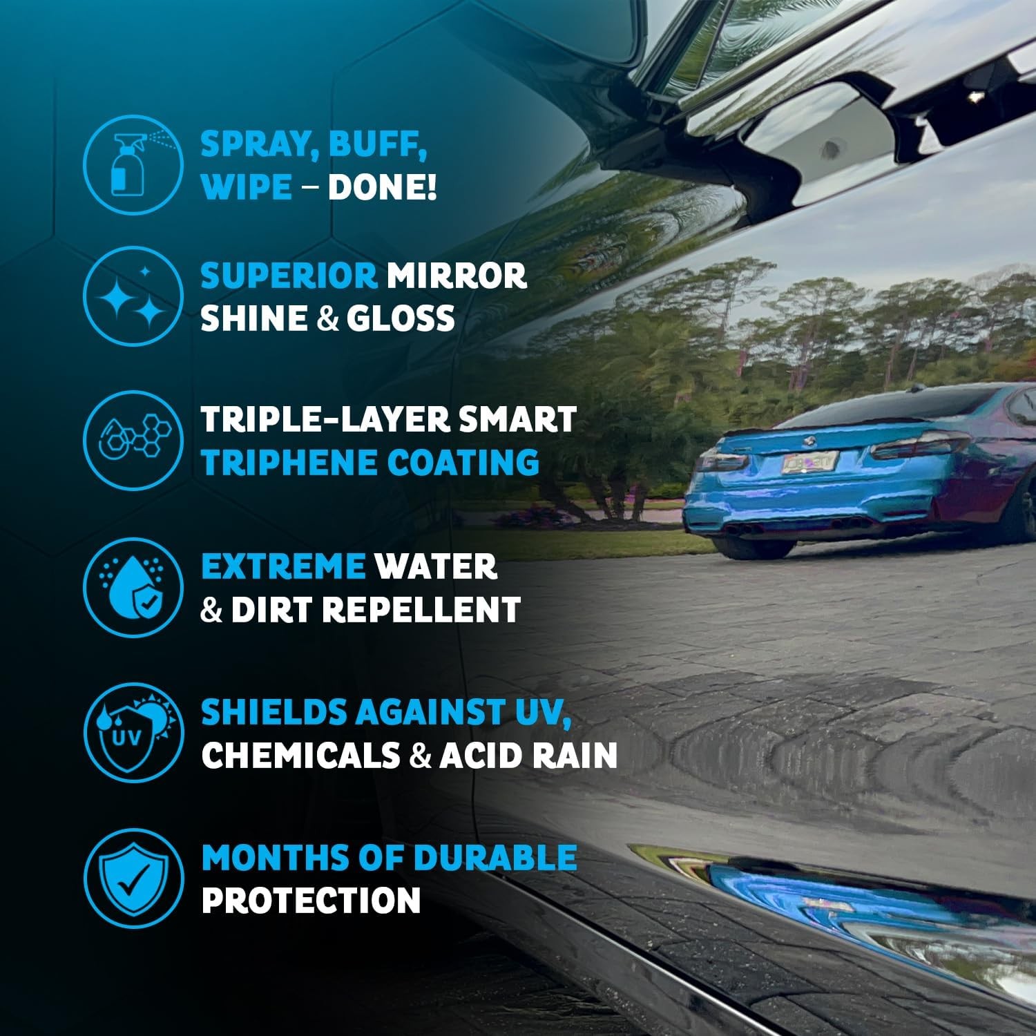 MAXLONE 20oz Waterless Car Spray Detailer – Clean, Shine & Protect All-in-One