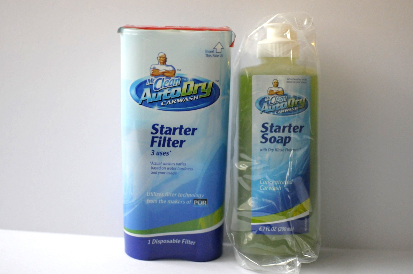 Mr. Clean Auto Dry Carwash Starter Filter and Soap Concentrated 6.7 fl oz New