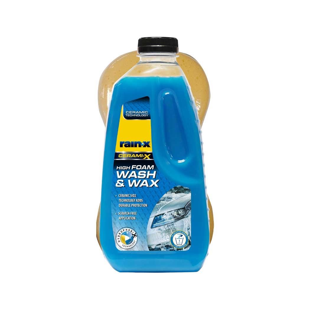 Rain-X Wash and Wax Ceramic High Foam 1L with Sponge Deep Clean & UV Protection