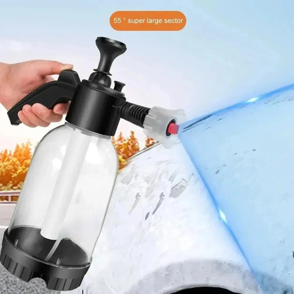 2L Car Wash Pump Foam Sprayer Hand Held Wash Spray Bottle Snow Foam Detailing US