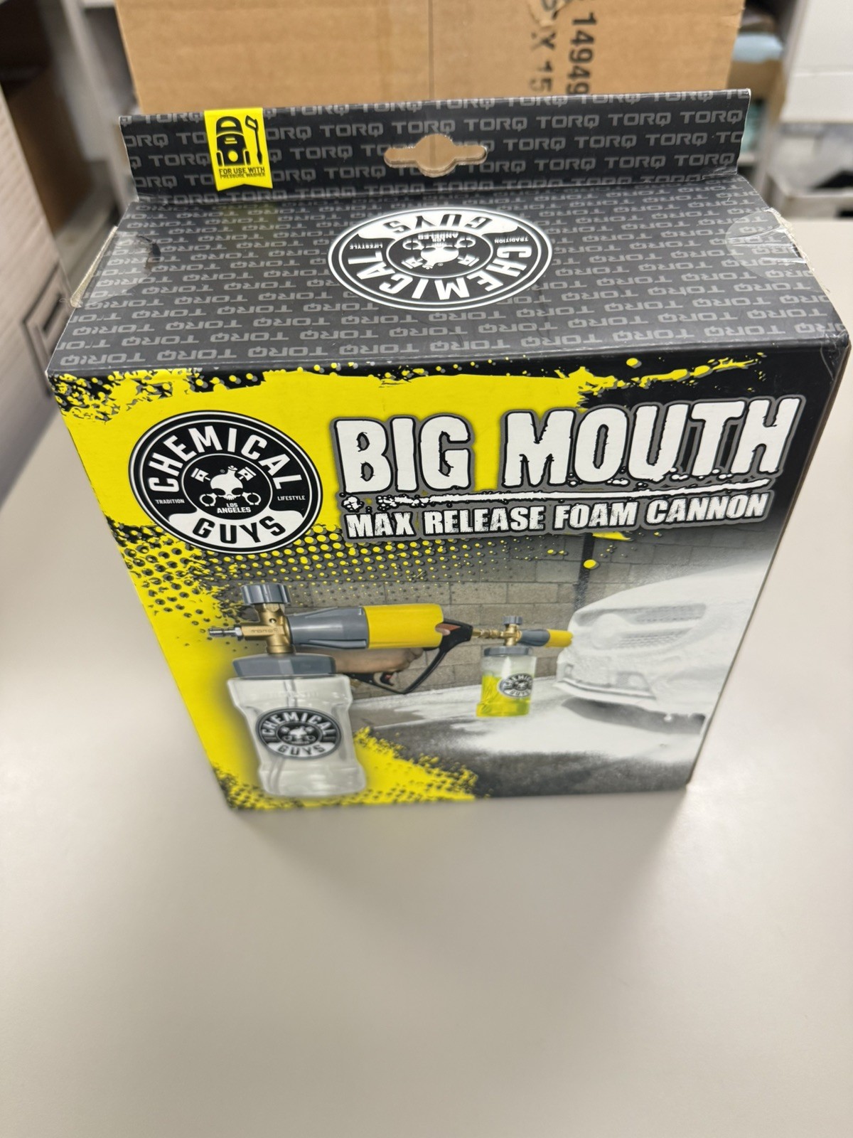 Chemical Guys EQP324 – Big Mouth Max Release Foam Cannon For Pressure Washers