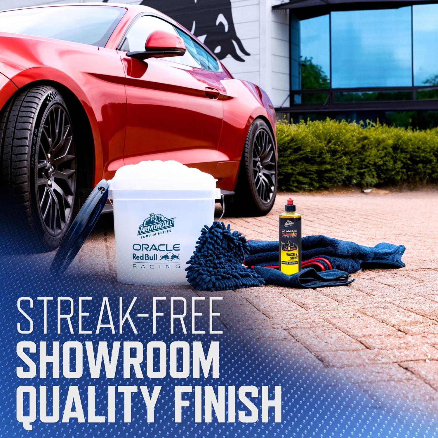 Armor All Podium Series Victory Pack Car Detailing Kit 8-Piece Car Wash Bucket