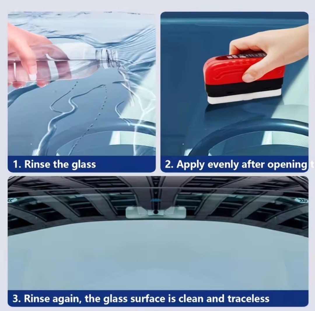 Windshield Cleaning Anti Fog Oil Sponge