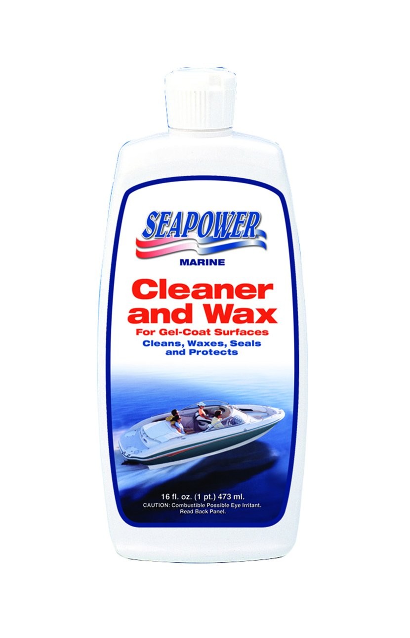 TR Industries SP-16 Seapower Marine Cleaner and Wax with Carnauba and Silicone –