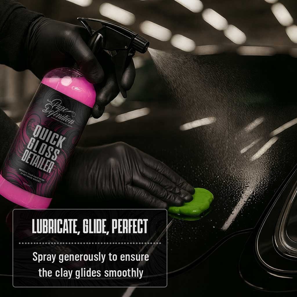 Car Clay Bar Kit Detailing Fine Medium Heavy 3 x 100g Claybar Pure Definition