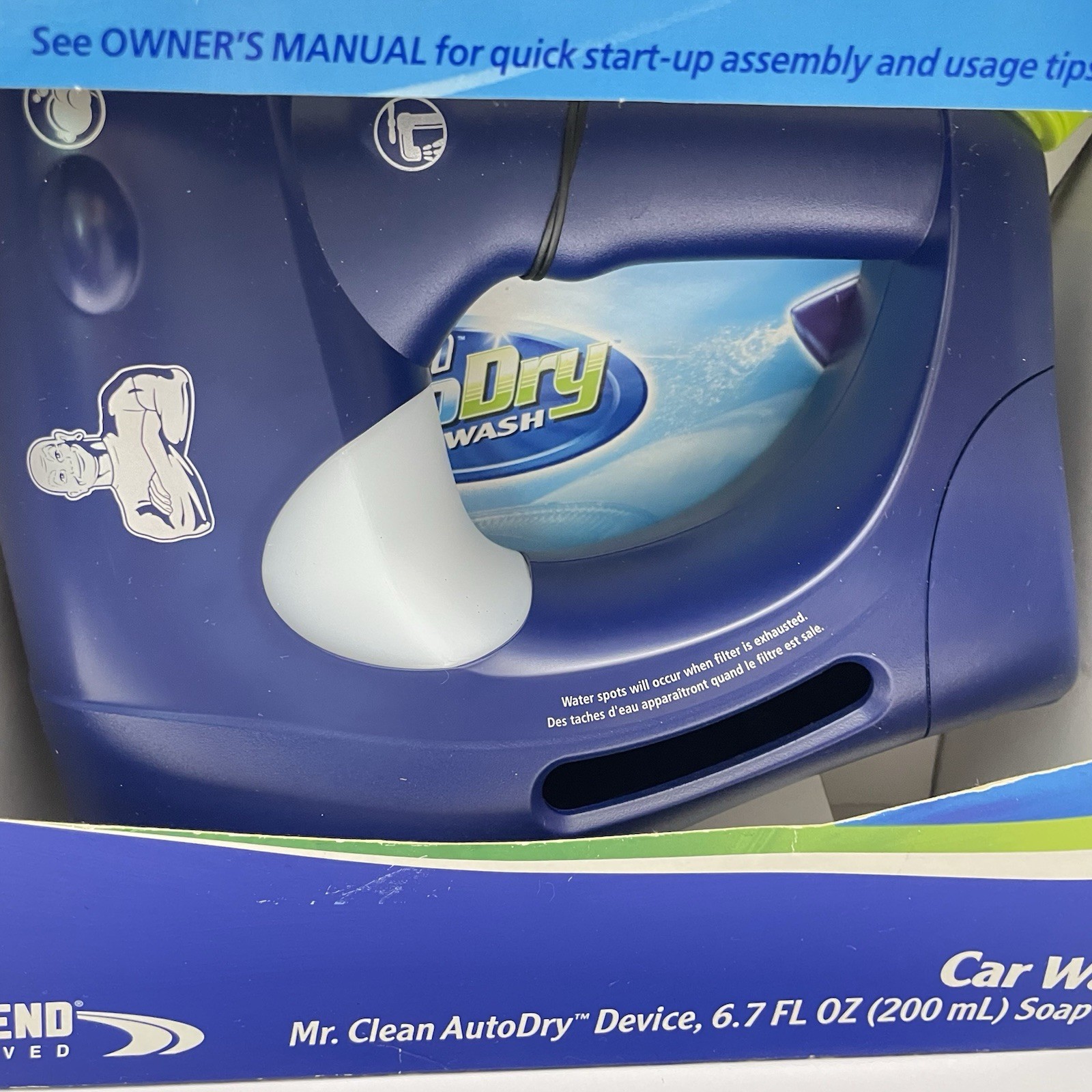 NEW Mr Clean Auto Dry Car Wash Spot-Free Clean Shine Spray Starter Kit NIB