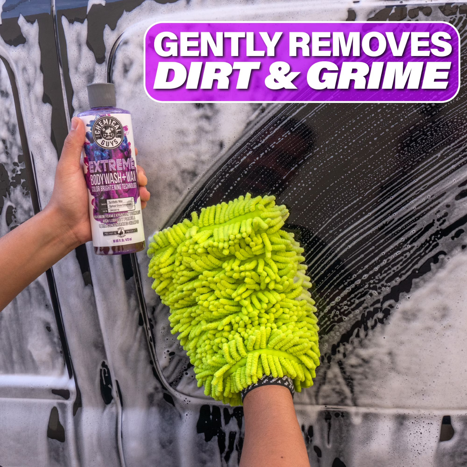 Chemical Guys Foaming Car Soap For Cars 64 fl oz (Half Gallon) Grape Scent