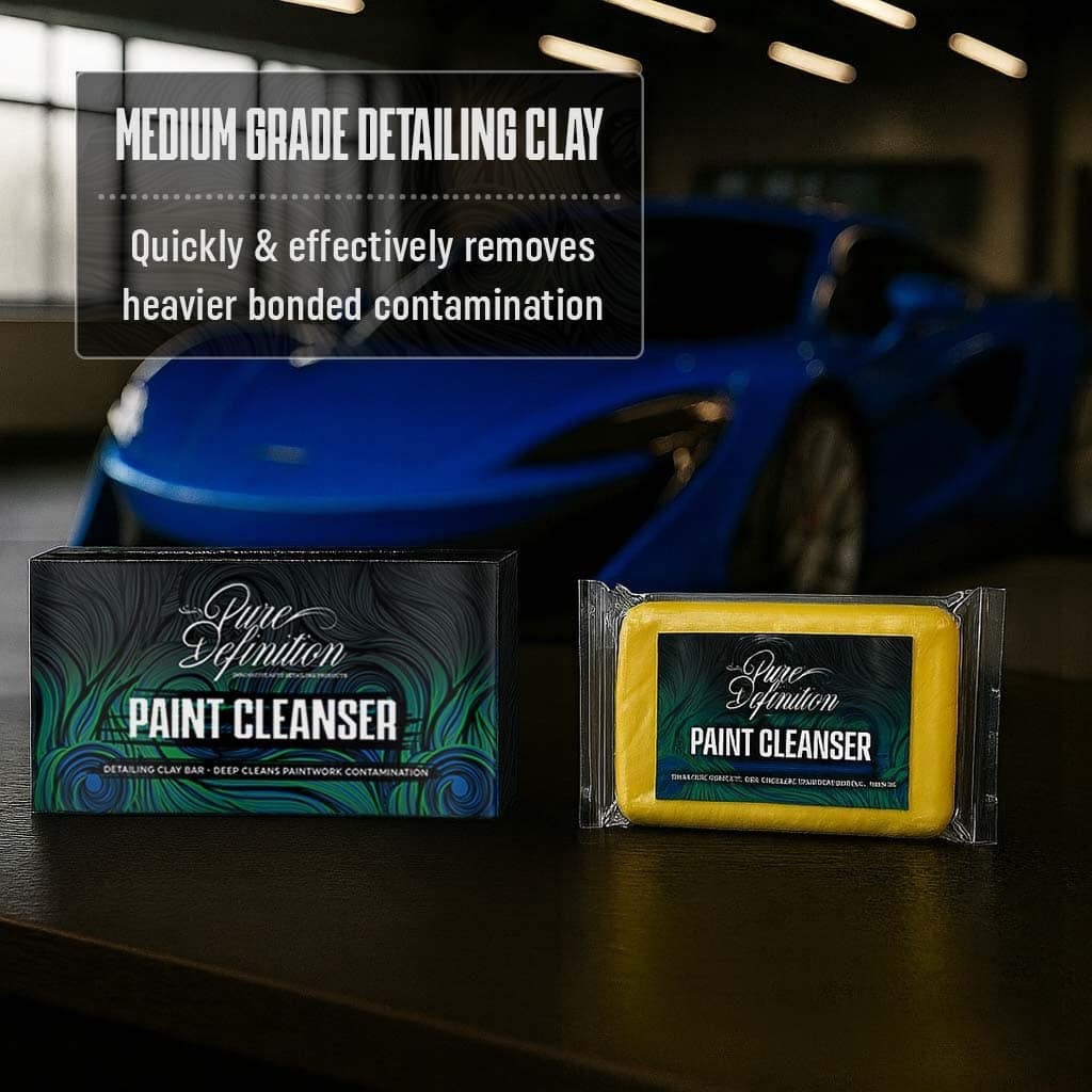 Car Clay Bar Kit Detailing Fine Medium Heavy 3 x 100g Claybar Pure Definition
