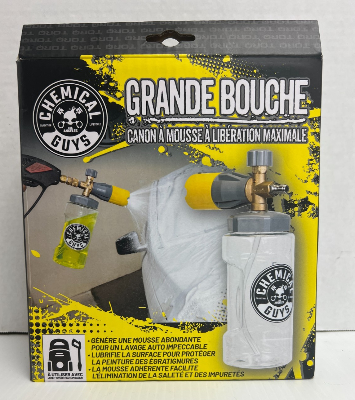 Chemical Guys EQP324 Big Mouth Max Release Foam Cannon For Pressure Washers