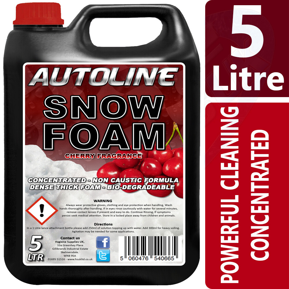 Cherry Snow Foam Strong Car Shampoo for Karcher 5L Premium Quality AUTOline