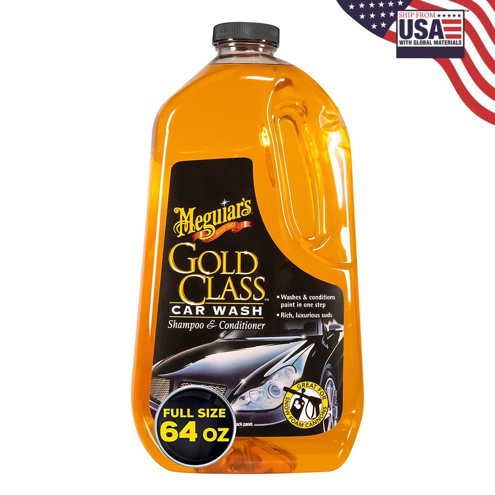 Meguiar’s Gold Class Car Wash, Car Wash Foam for Car Cleaning – 64 Oz Container