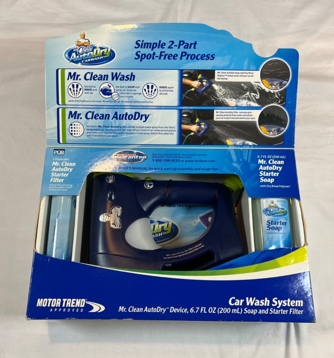 Mr. Clean Auto Dry Spot-Free New Clean Shine Car Wash Spray System Starter Kit