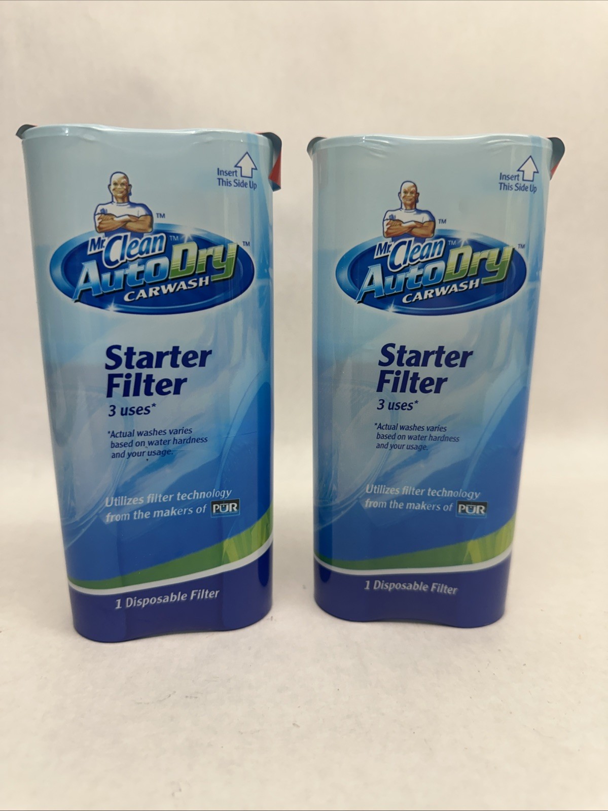 Mr Clean Auto Dry Carwash Disposable Starter Filter Cartridge – 2 New