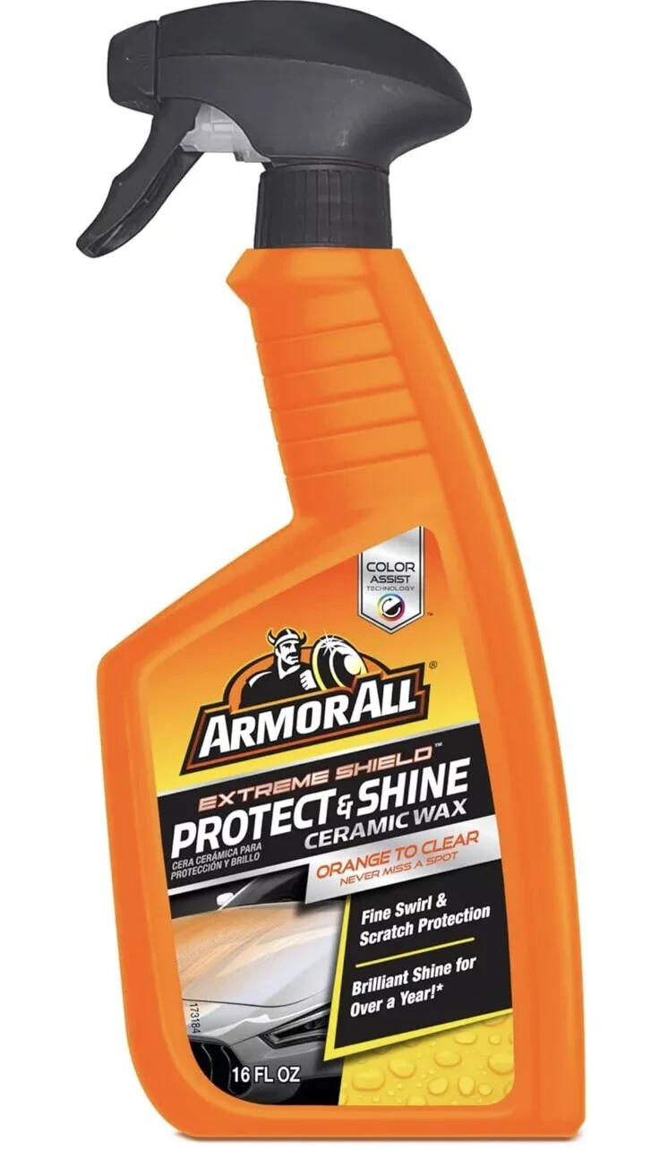 Armor All Extreme Shield Ceramic Wax, Color Changing, 16 Fl Oz Spray Bottle