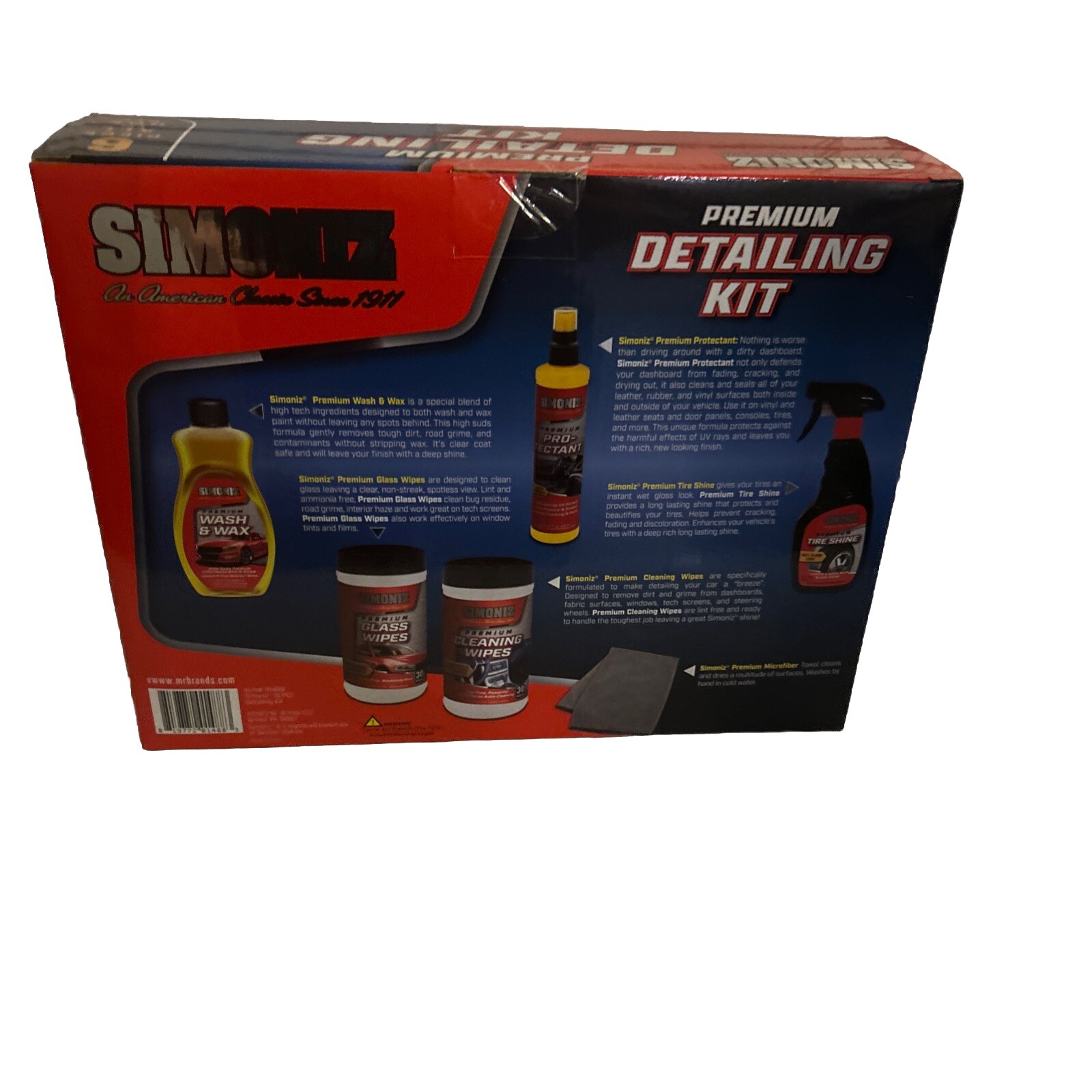 SIMONIZ Premium Detailing Kit 6 Pieces All- In One Kit