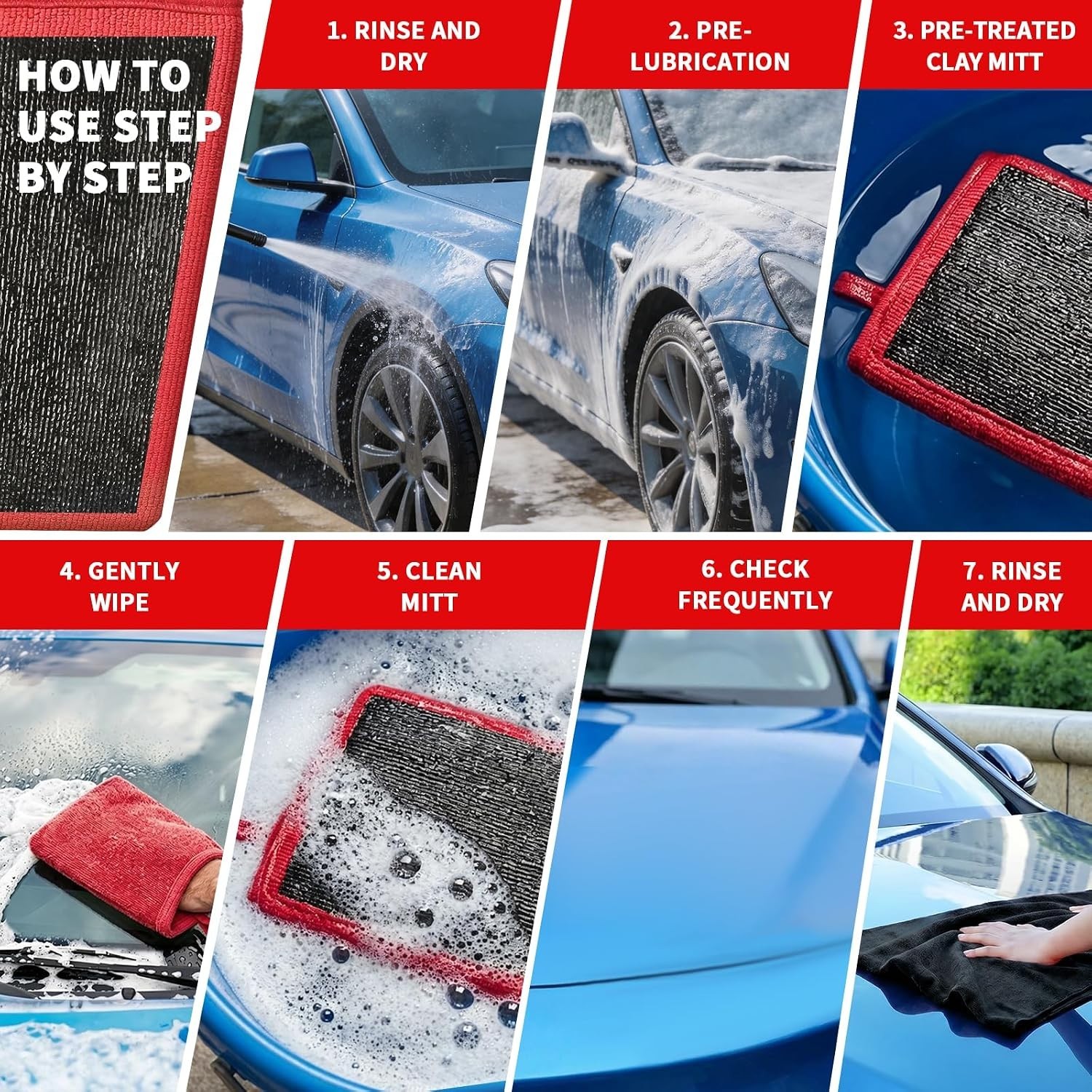 High-Quality 2-Pack Clay Bar Mitts – Preserve Your Car’s Shine Effortlessly