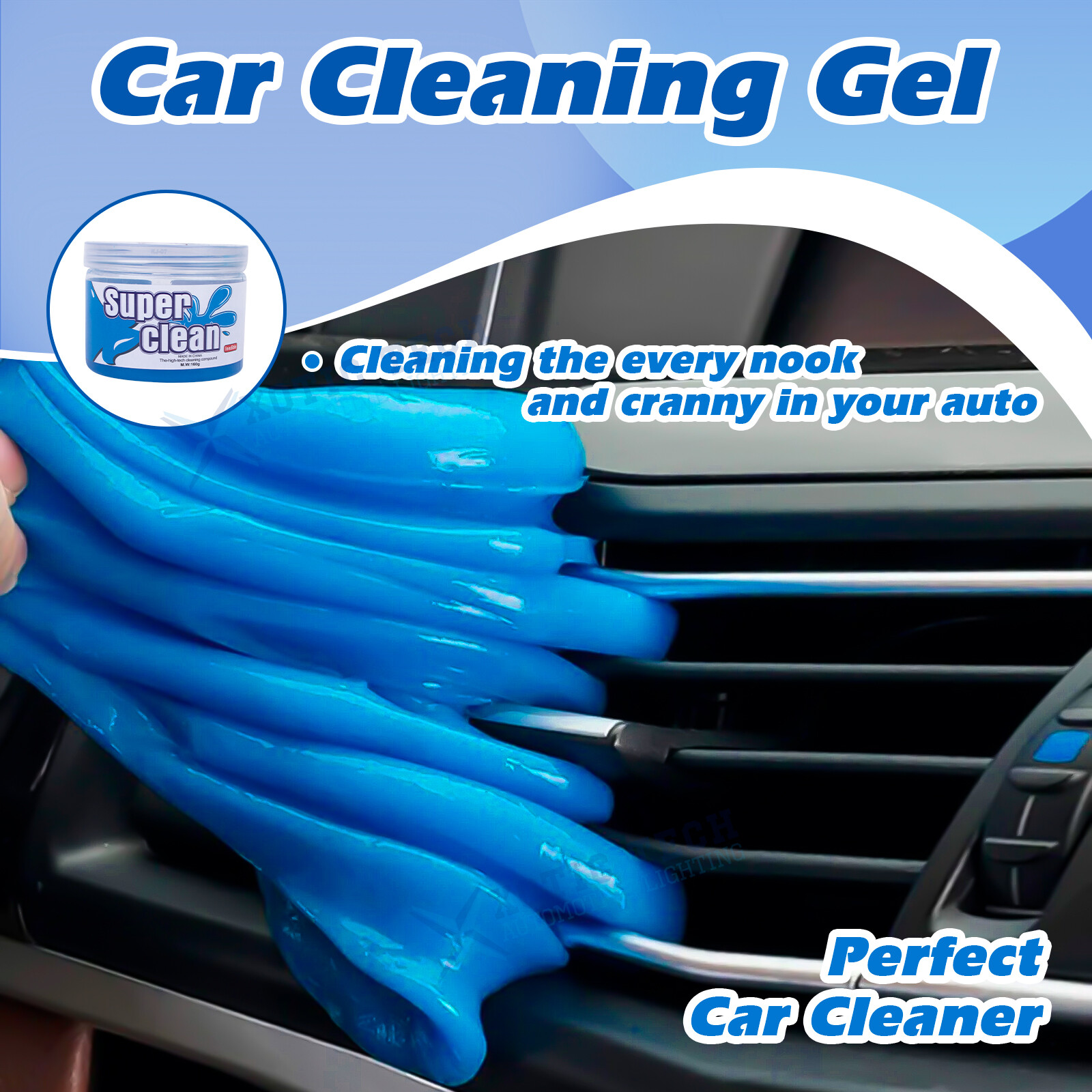 Car Cleaning Gel Detailing Kit Putty Interior Keyboard Cleaner Slime Accessories